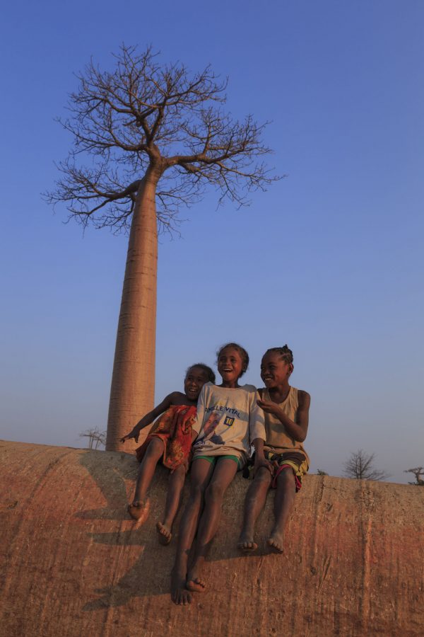 Happiness of Malagasy children